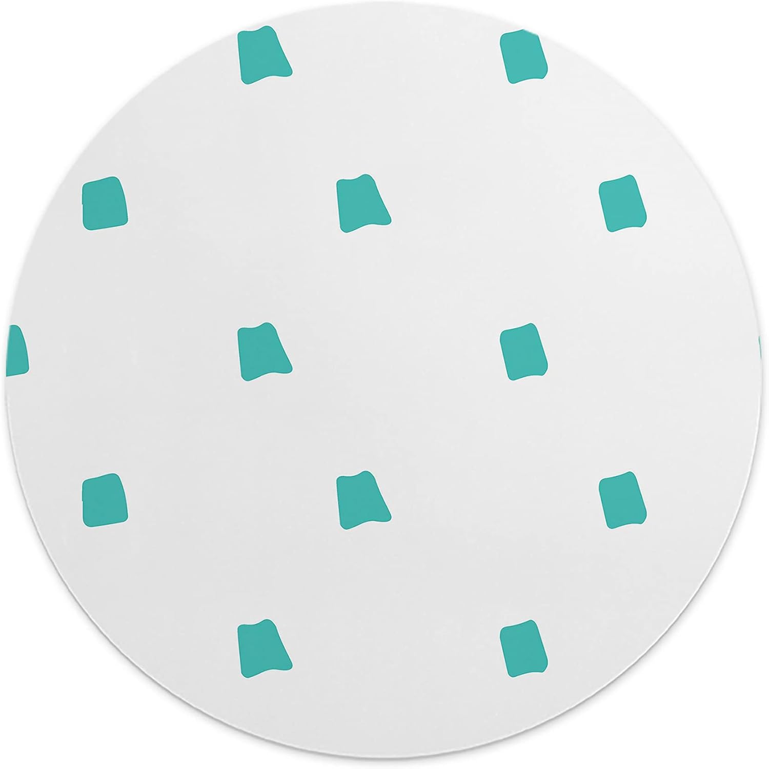 Mousepad Rotund 22 cm – Magie și Poveste cu Design Pattern Gnomi de Crăciun