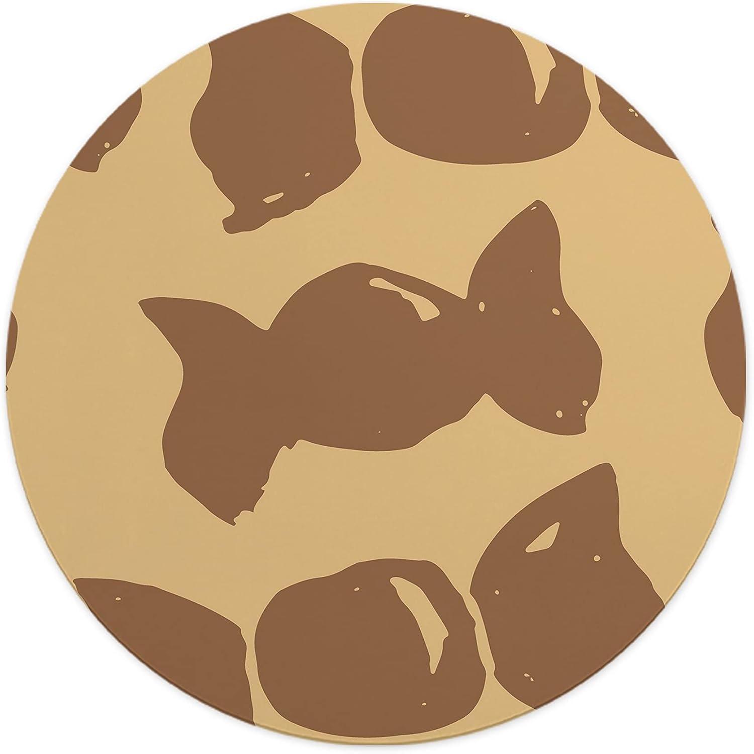 Mousepad Rotund Bomboane 22 cm – Un Accesoriu Dulce pentru Biroul Tău