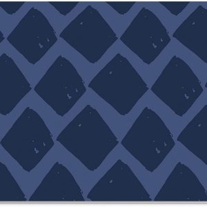 Mouse Pad Pattern Albastru Navy – Design Geometric Modern, Textil, 22 x 18 cm