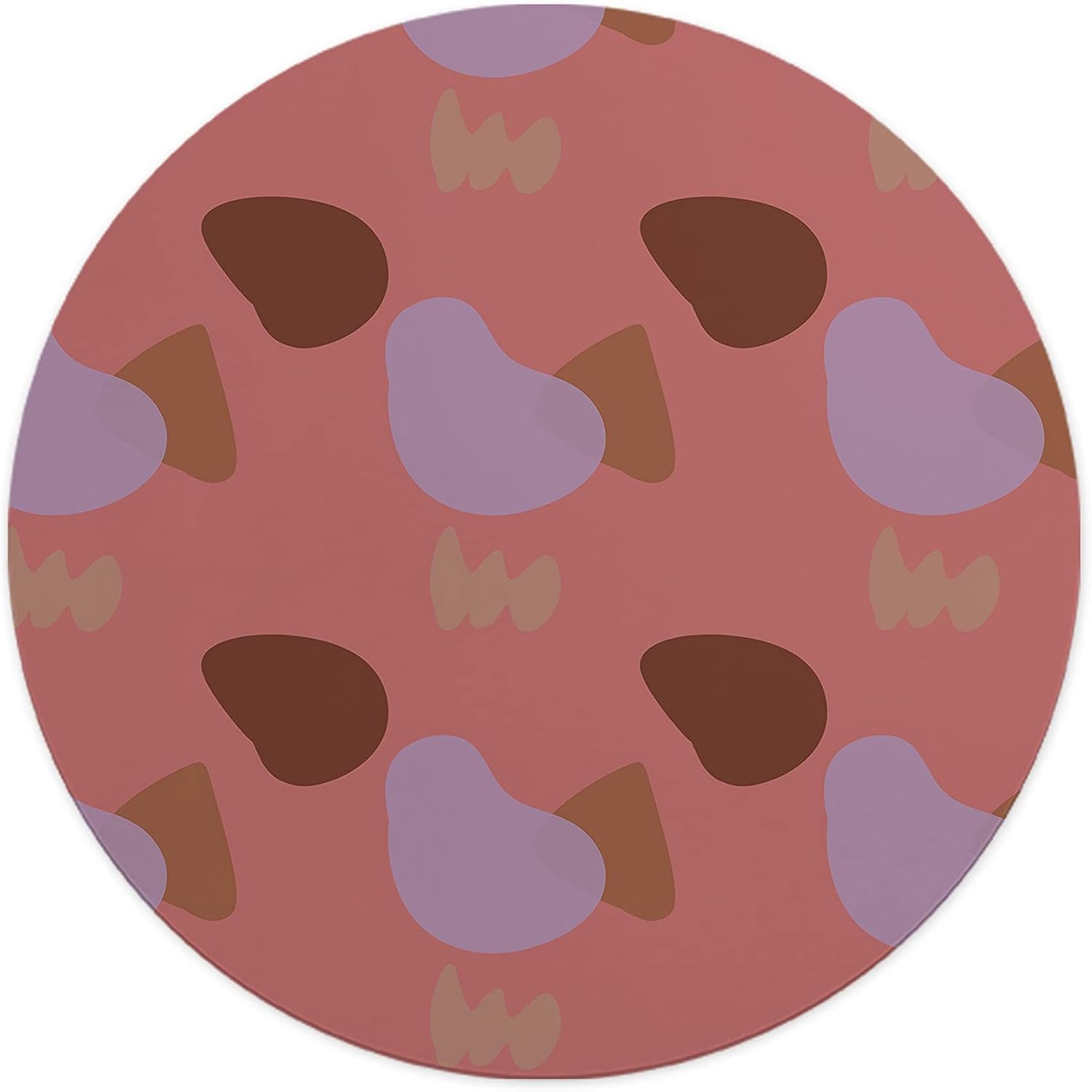 Mousepad 22 cm cu insulă tropicală și palmieri