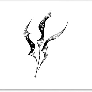 Mouse Pad Dreptunghiular cu Print Digital Abstract Alb-Negru, Bază Antiderapantă, 22 x 18 cm