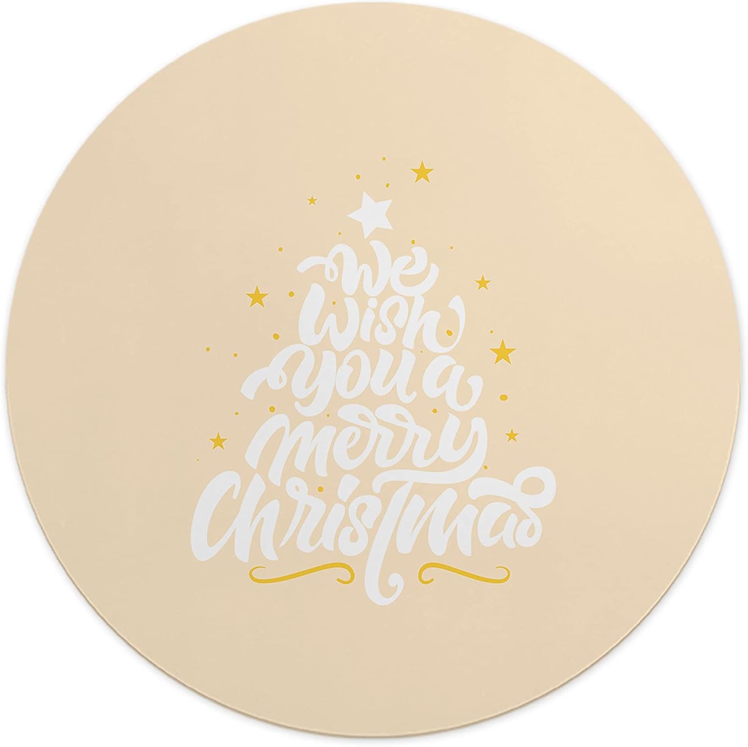 Mousepad Rotund Crăciun 22 cm – Magia Sărbătorilor pe Biroul Tău
