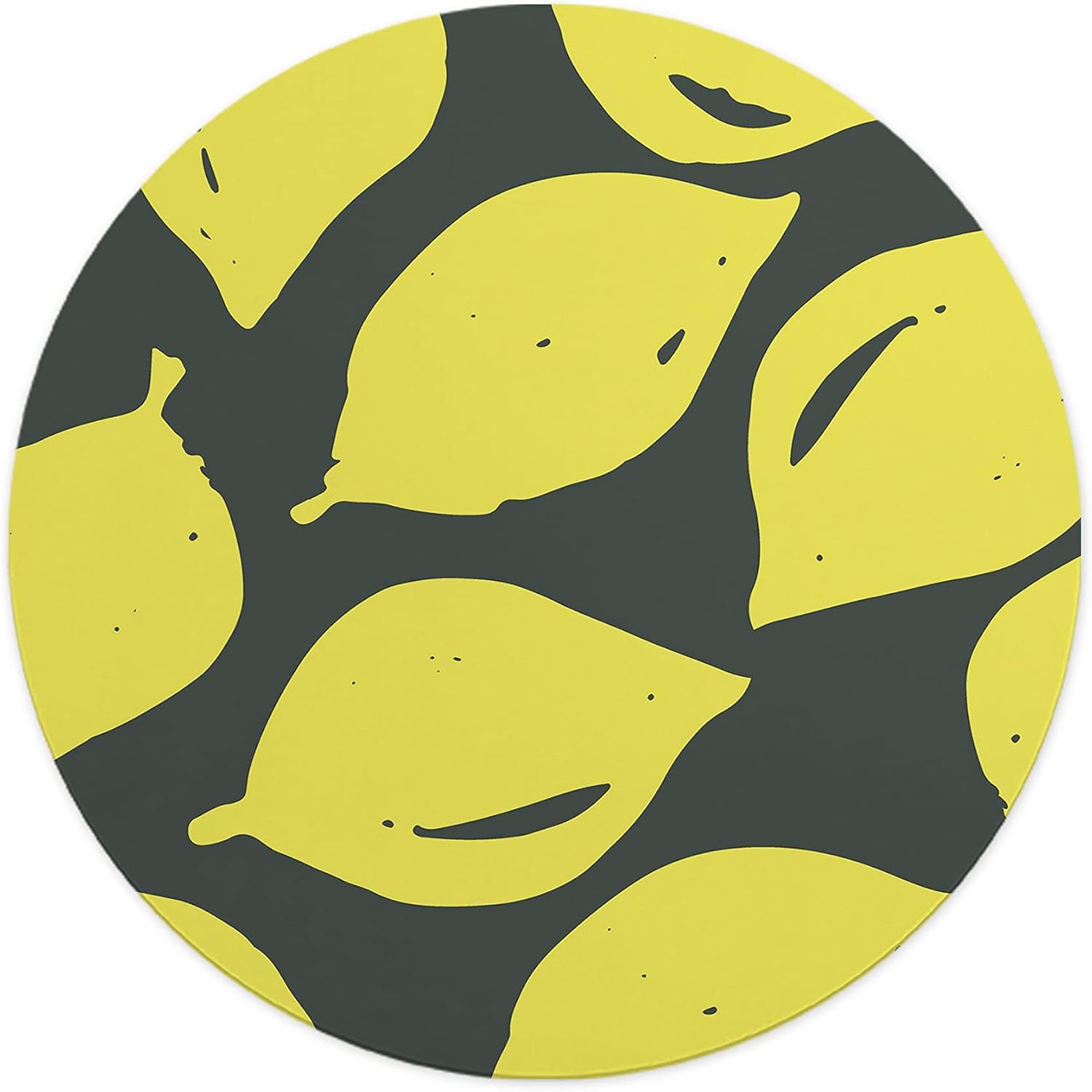 Mousepad Rotund Lămâi – Energie și Prospețime pentru Biroul Tău
