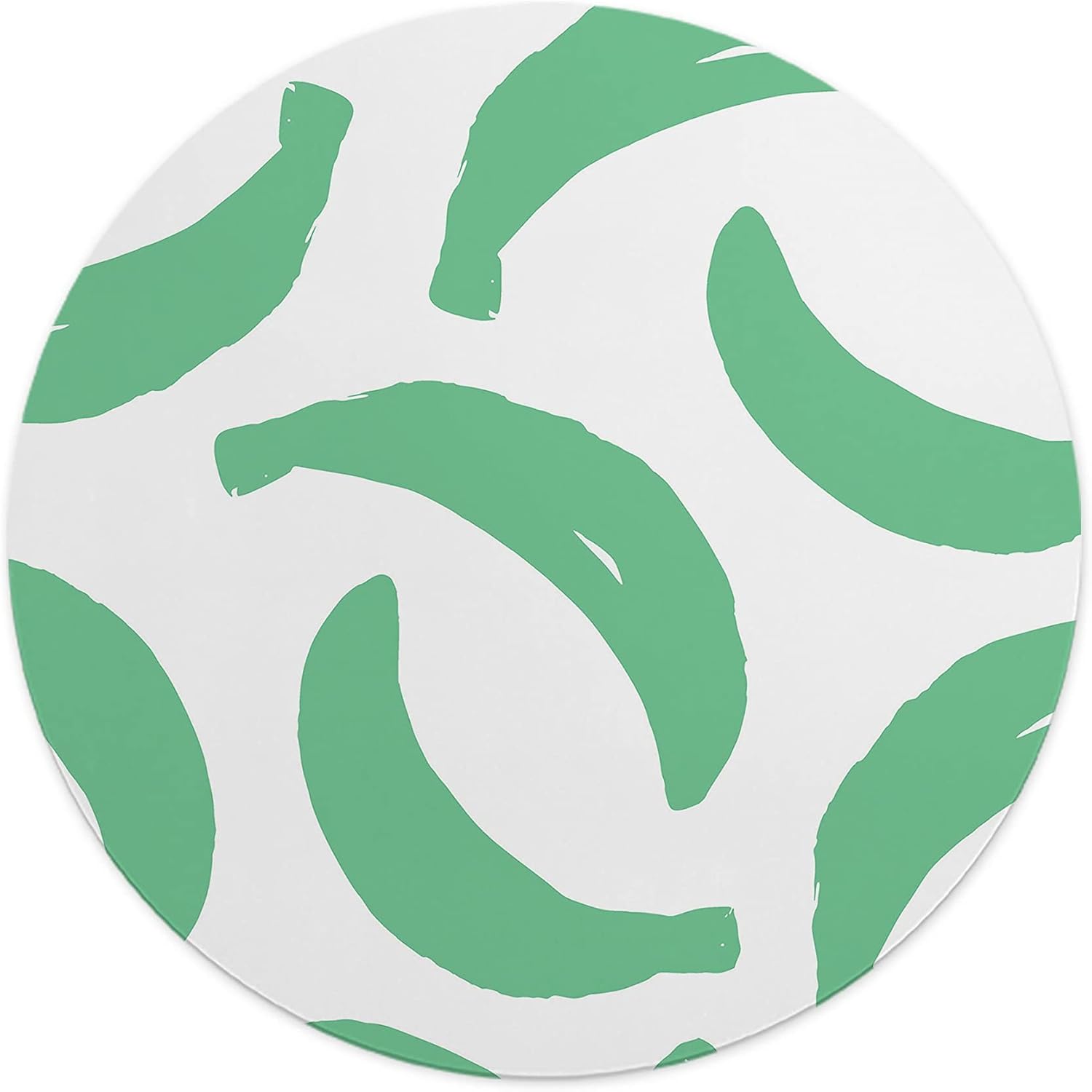 Mousepad Rotund Banane Verzi – Un Plus de Energie pentru Biroul Tău