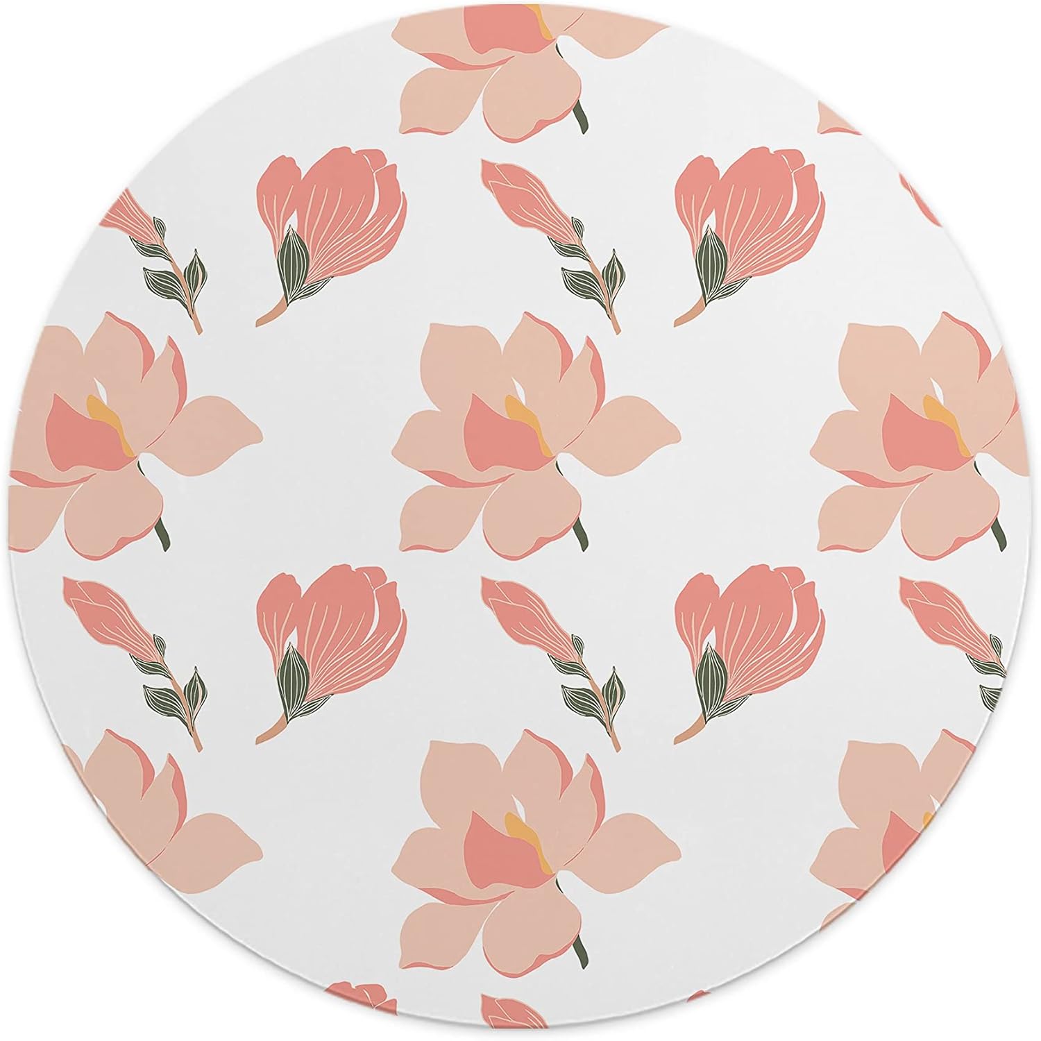 Mousepad rotund 22 cm multicolor din material textil