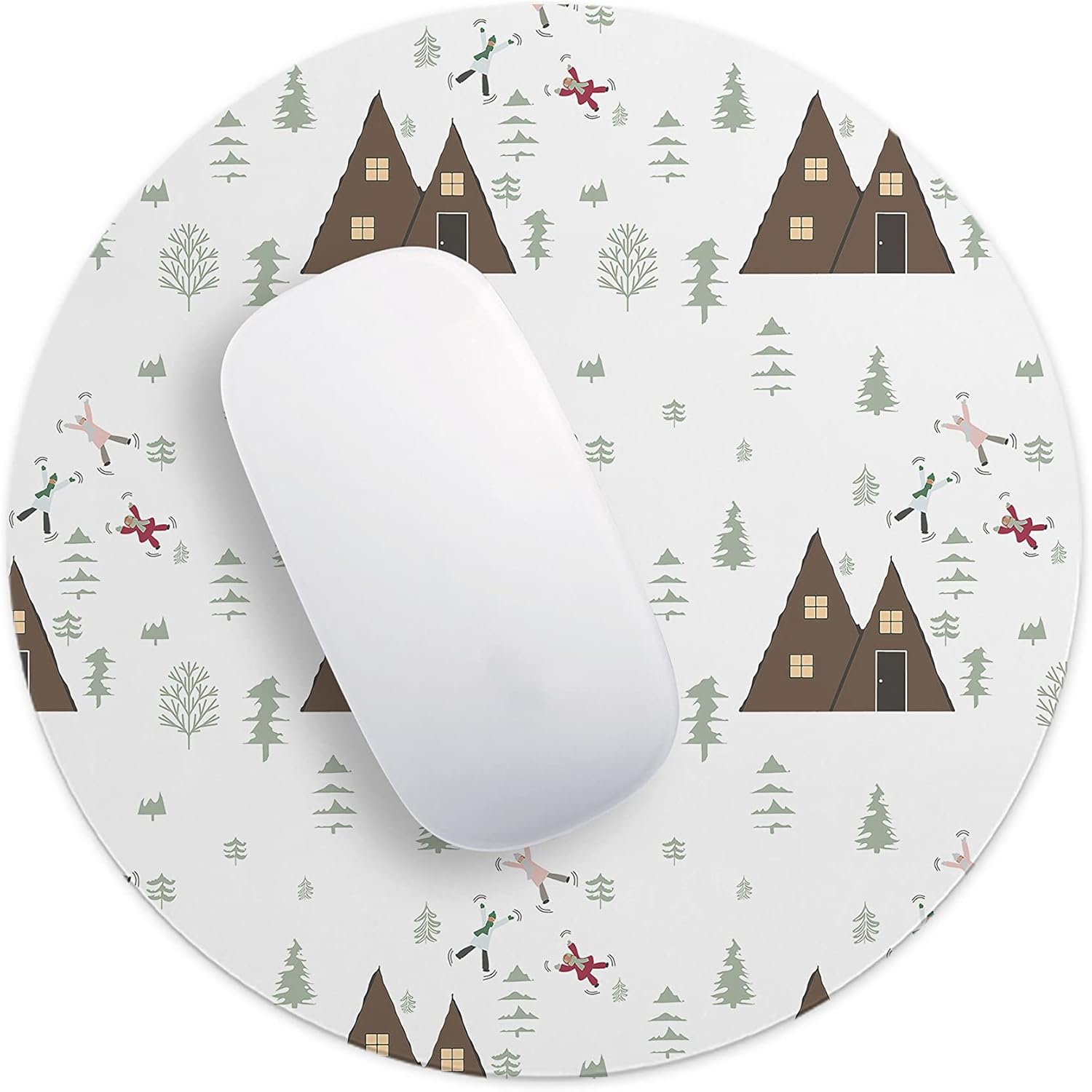 Mousepad 22 cm cu cascadă și peisaj de munte - imagine 4