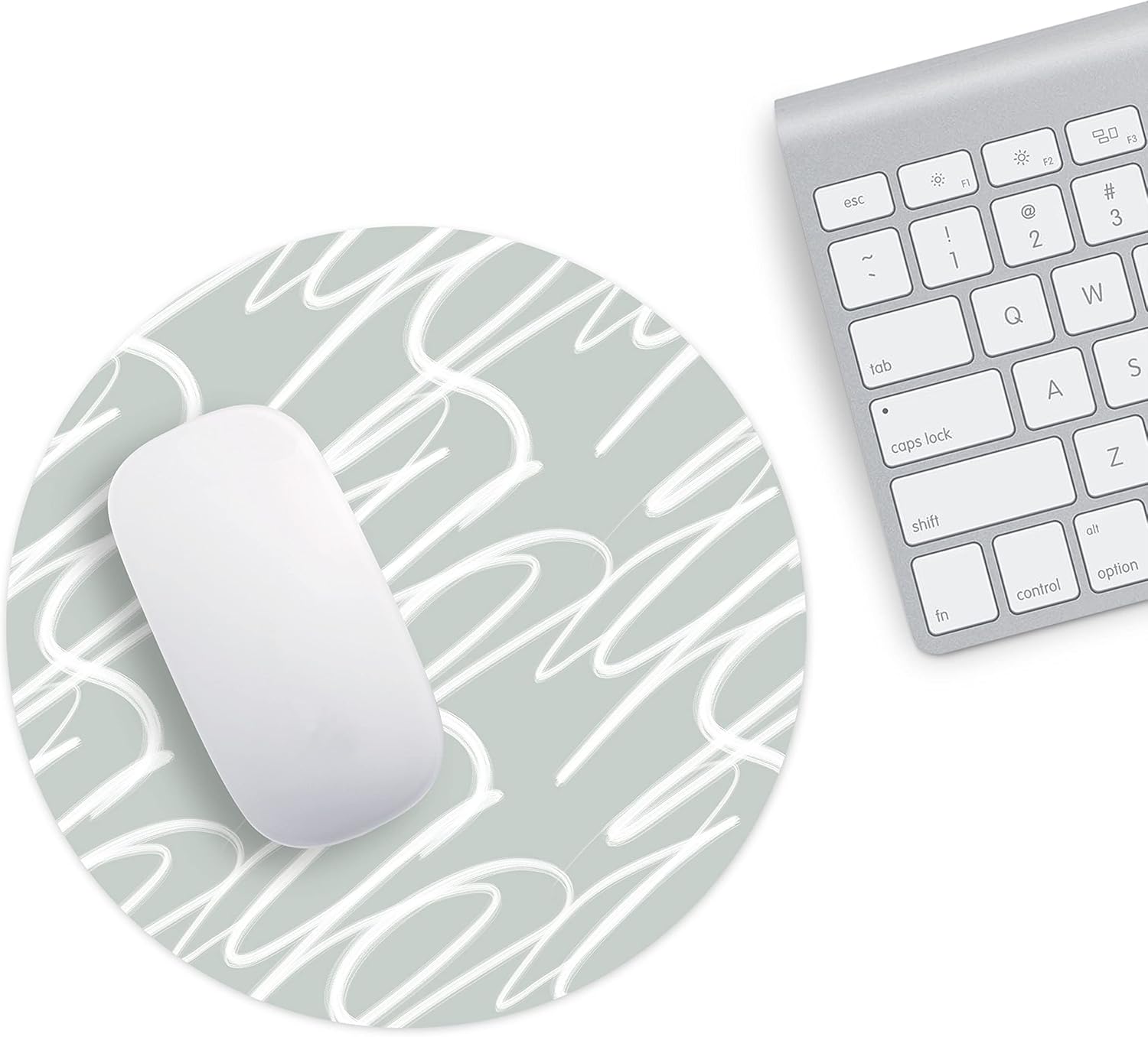 Mousepad 22 cm cu design abstract acuarelă - imagine 2