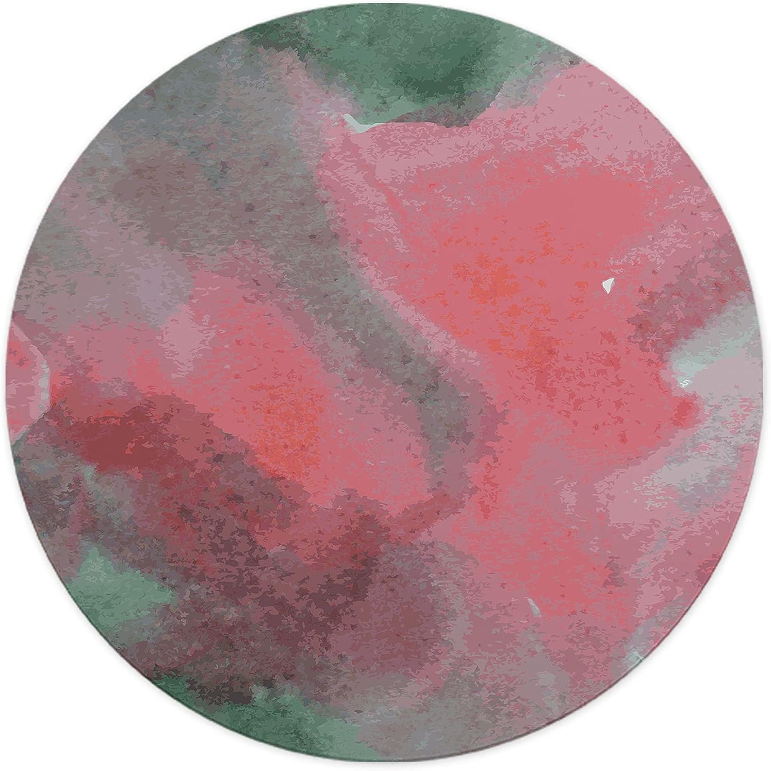 Mousepad Rotund Acuarelă 22 cm – Artă și Precizie pe Biroul Tău