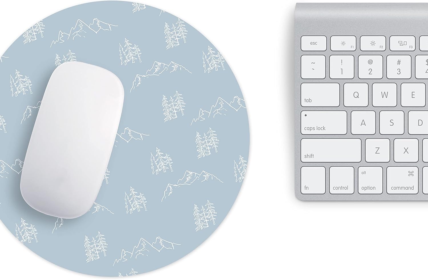 Mousepad 22 cm cu flăcări și foc abstract - imagine 3