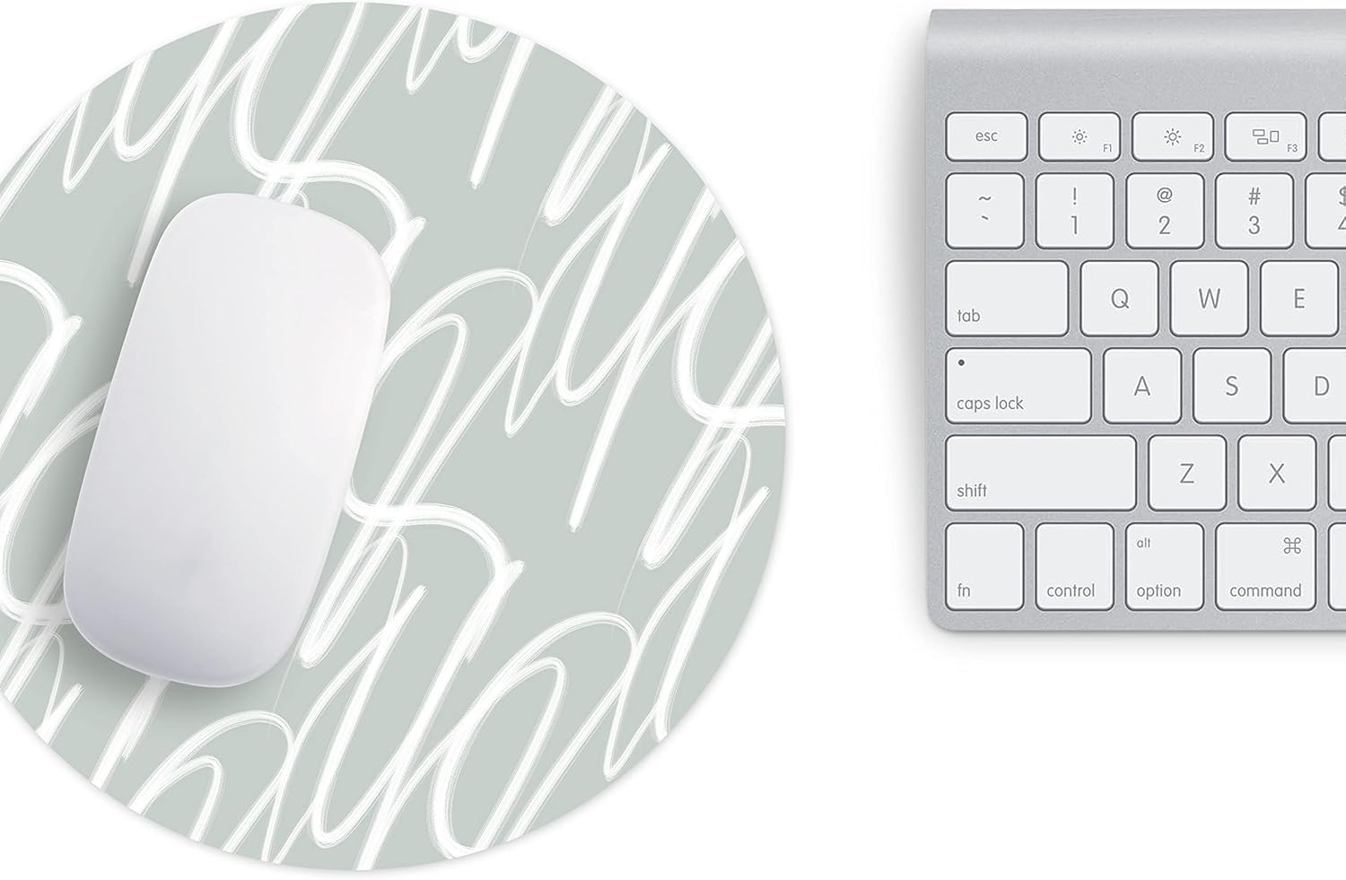 Mousepad 22 cm cu design abstract acuarelă - imagine 3