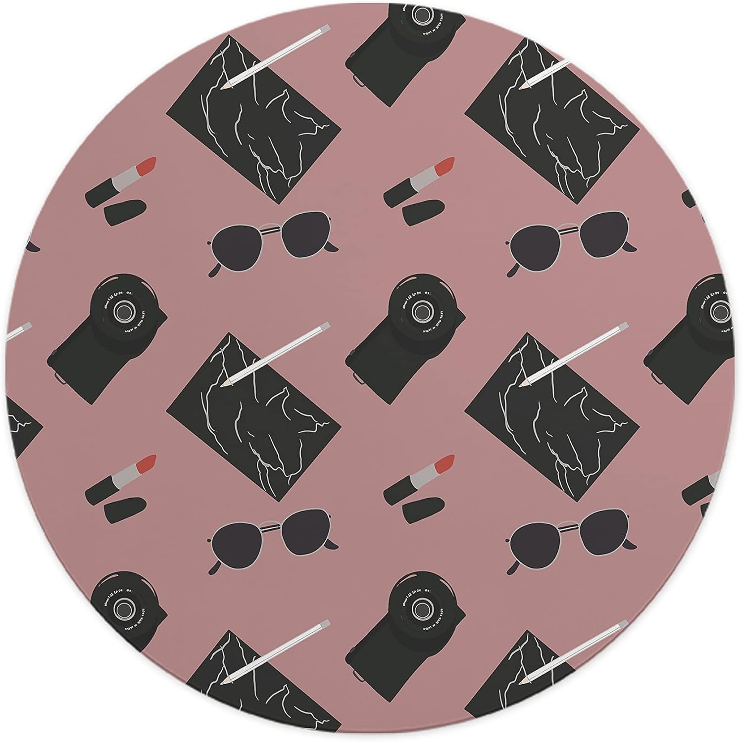 Mousepad Rotund 22 cm – Stil și Inspirație cu Fashion Essentials