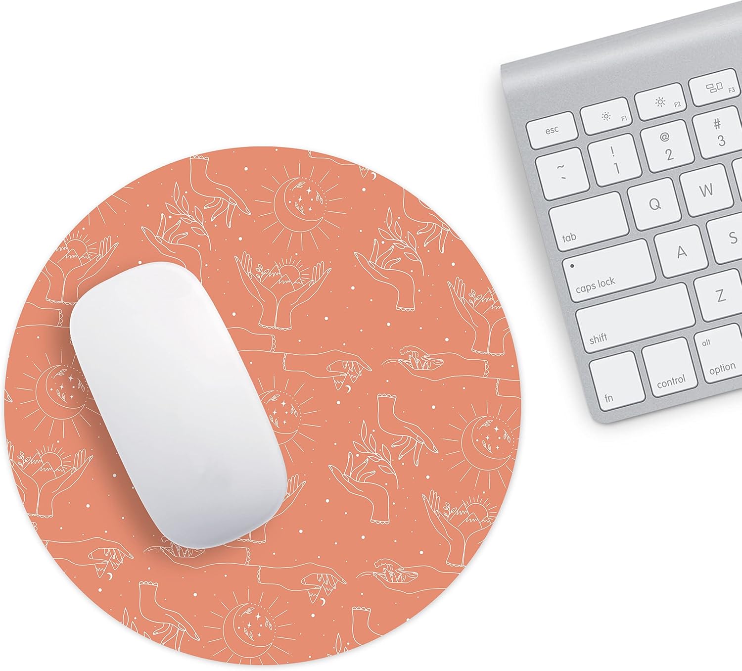 Mousepad 22 cm cu felină sălbatică nocturnă - imagine 2