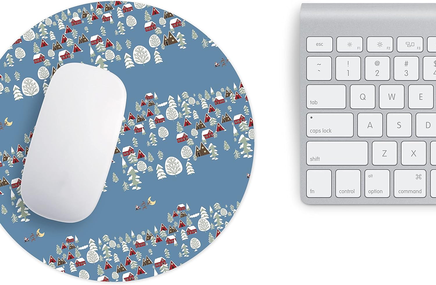 Mousepad rotund cu păun în culori strălucitoare - imagine 3