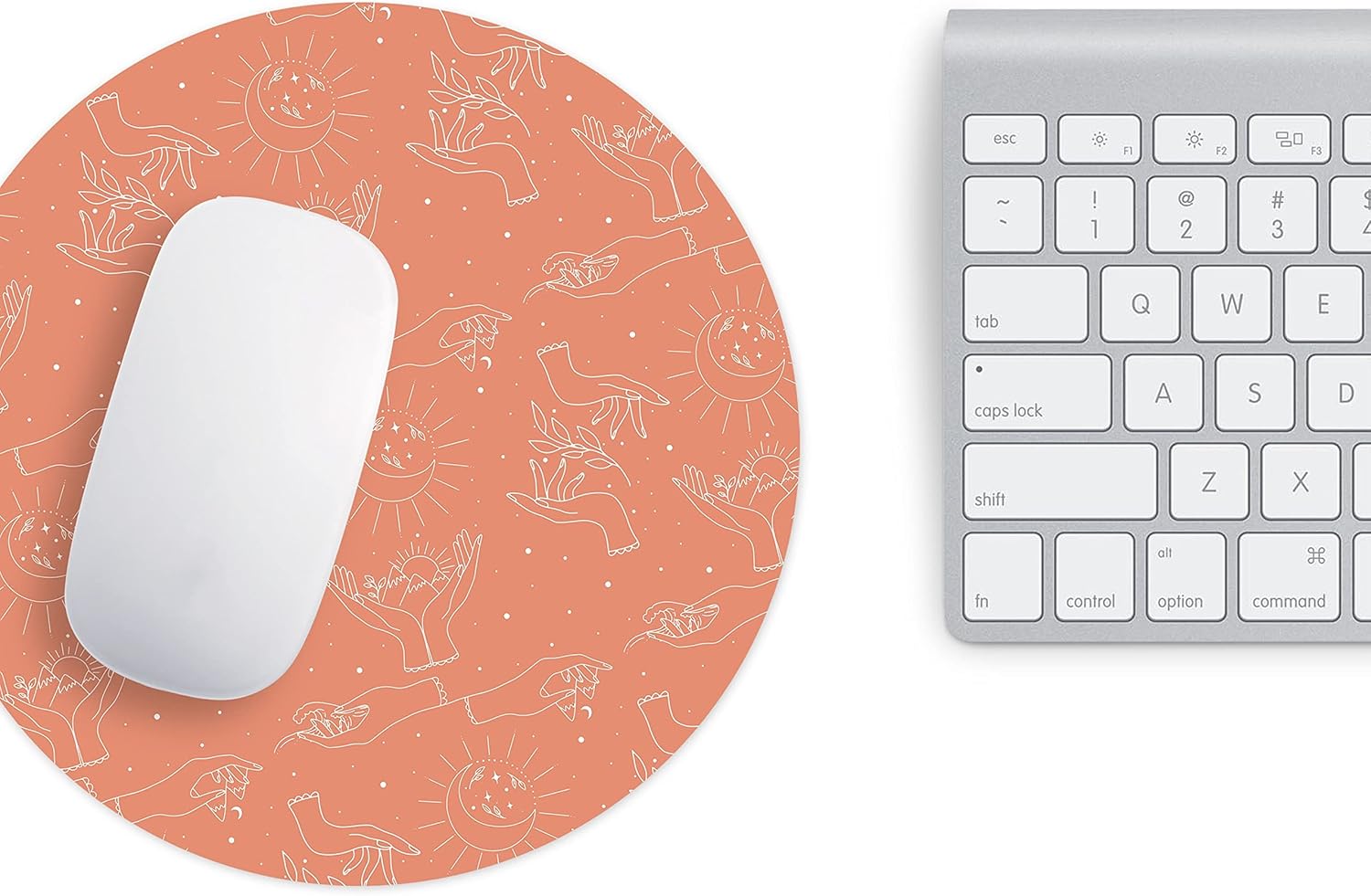 Mousepad 22 cm cu felină sălbatică nocturnă - imagine 3