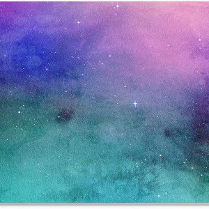 Mouse Pad Galaxie Cosmică – Design Nebuloasă în Culori Vibrante, Textil, 22 x 18 cm