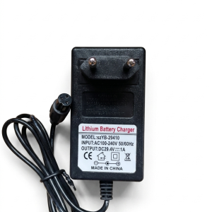 Incarcator Baterie Litiu 29.4V 1A (szYB-29410) cu Mufa XLR 3 Pini