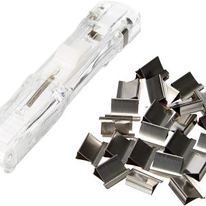 Aparat pentru Prins Hârtii cu Cleme Metalice Reutilizabile (Include Clame)