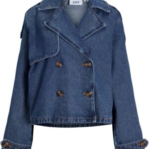 Trench din Denim pentru Femei JACK & JONES JXCARLIE (Medium Blue), Marimea S